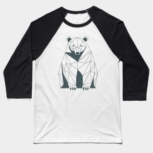 Geometric Bear line art Baseball T-Shirt